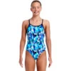 Funkita - Crack Attack - Girls Diamond Back One Piece -Funkita Swimsuit Discount Store funkita crack attack girls diamond back one piece 1