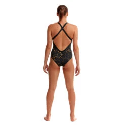 Funkita - Cracked Gold - Ladies Sky Hi One Piece 11 Funkita - Cracked Gold - Ladies Sky Hi One Piece -Funkita Swimsuit Discount Store funkita cracked gold ladies sky hi one piece 3