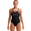Funkita - Crazy Cat - Ladies Single Strap One Piece -Funkita Swimsuit Discount Store funkita crazy cat ladies single strap one piece 1