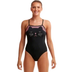 Funkita - Crazy Cat - Ladies Single Strap One Piece