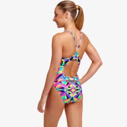 Funkita - Crystal Eyes - Girls Diamond Back One Piece -Funkita Swimsuit Discount Store funkita crystal eyes girls diamond back one piece 4