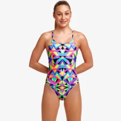 Funkita - Crystal Eyes - Girls Diamond Back One Piece -Funkita Swimsuit Discount Store funkita crystal eyes girls diamond back one piece 5