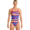 Funkita - Crystal Wave - Girls Single Strap One Piece -Funkita Swimsuit Discount Store funkita crystal wave single strap girls one piece