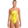 Funkita - Custard Tart - Ladies Eco Strapped In One Piece
