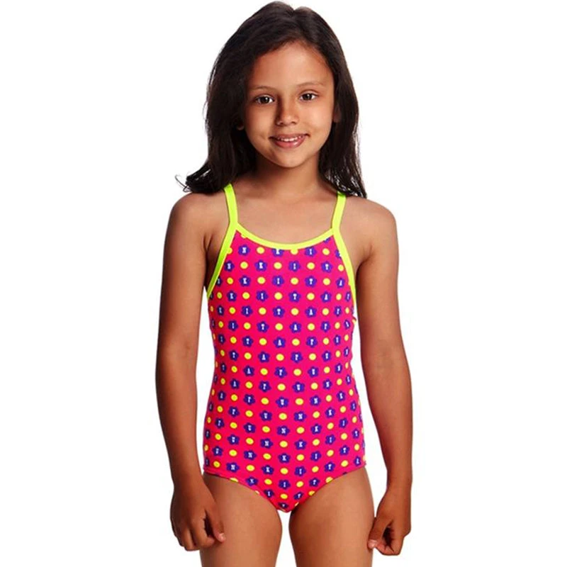 Funkita - Daisy Dots - Toddlers Girls One Piece 3 Funkita - Daisy Dots - Toddlers Girls One Piece