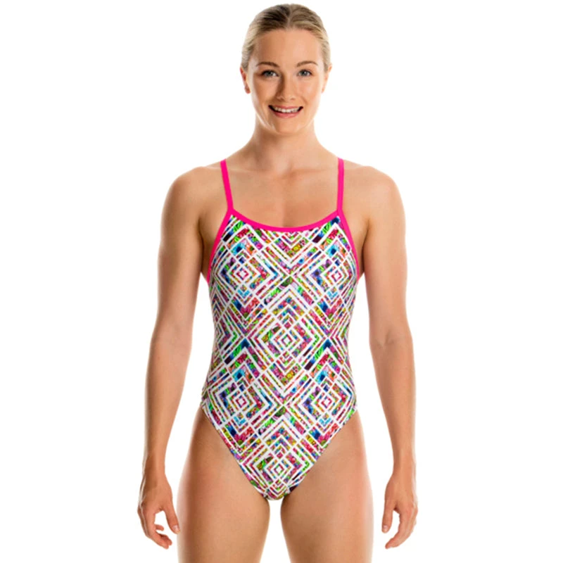 Funkita - Daisy Maze - Girls Single Strap One Piece 3 Funkita - Daisy Maze - Girls Single Strap One Piece