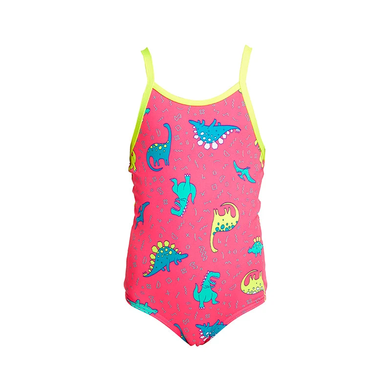 Funkita - Dancing Dino - Toddler Girls Printed One Piece 4 Funkita - Dancing Dino - Toddler Girls Printed One Piece - Image 2