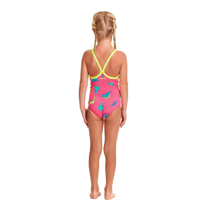 Funkita - Dancing Dino - Toddler Girls Printed One Piece 5 Funkita - Dancing Dino - Toddler Girls Printed One Piece - Image 3
