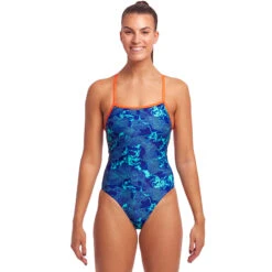 Funkita - Deep Blue - Ladies Strapped In One Piece