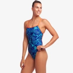 Funkita - Deep Blue - Ladies Strapped In One Piece 15 Funkita - Deep Blue - Ladies Strapped In One Piece -Funkita Swimsuit Discount Store funkita deep blue ladies strapped in one piece 5