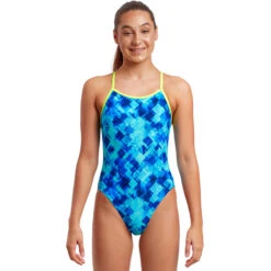 Funkita Swimsuit Discount Store 28 Funkita - Depth Charge - Girls Single Strap One Piece