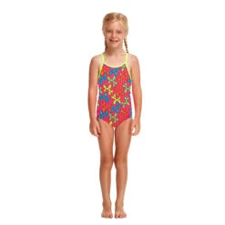 Funkita - Doggy Disco - Toddler Girls Printed One Piece -Funkita Swimsuit Discount Store funkita doggy disco toddler girls printed one piece 4