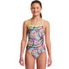 Funkita - Donut Delight - Girls Tie Me Tight One Piece -Funkita Swimsuit Discount Store funkita donut delight girls tie me tight one piece 1