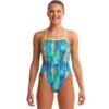 Funkita - Dripping Paint - Ladies Tie Me Tight One Piece -Funkita Swimsuit Discount Store funkita dripping paint ladies tie me tight one piece 1