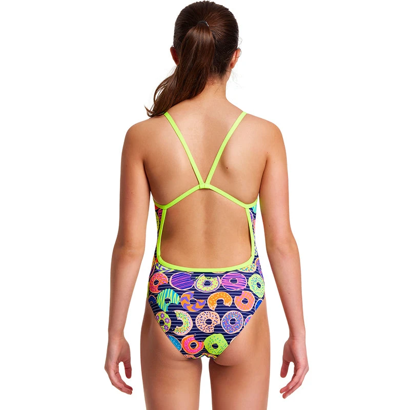 Funkita - Dunking Donuts - Girls Single Strap One Piece 4 Funkita - Dunking Donuts - Girls Single Strap One Piece - Image 2