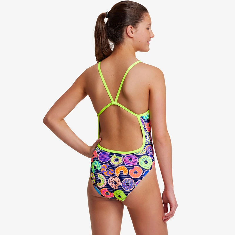 Funkita - Dunking Donuts - Girls Single Strap One Piece 5 Funkita - Dunking Donuts - Girls Single Strap One Piece - Image 3