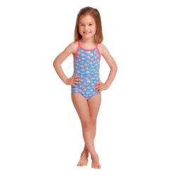 Funkita - Fancy Fish - Toddler Girls Printed One Piece -Funkita Swimsuit Discount Store funkita fancy fish toddler girls printed one piece 4