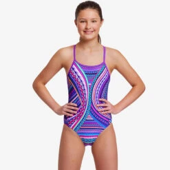 Funkita - Fantasy Flight - Girls Diamond Back One Piece -Funkita Swimsuit Discount Store funkita fantasy flight diamond back girls one piece 5