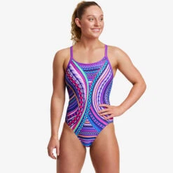 Funkita - Fantasy Flight - Ladies Diamond Back One Piece -Funkita Swimsuit Discount Store funkita fantasy flight diamond back ladies one piece 5