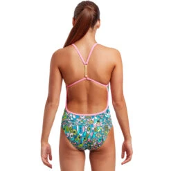 Funkita - Feather Fairy - Girls Twisted One Piece -Funkita Swimsuit Discount Store funkita feather fairy girls twisted one piece 3