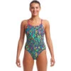 Funkita - Feather Fiesta - Ladies Diamond Back One Piece -Funkita Swimsuit Discount Store funkita feather fiesta ladies diamond back one piece 1