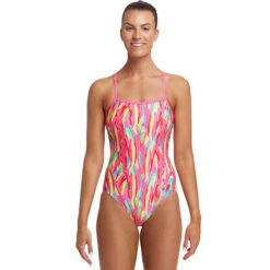 Funkita - Feather Flock - Ladies Eco Single Strap One Piece