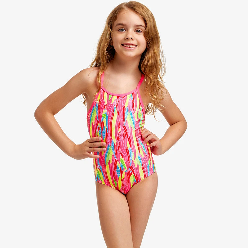 Funkita - Feather Flock - Toddler Girls Eco Printed One Piece 7 Funkita - Feather Flock - Toddler Girls Eco Printed One Piece - Image 5