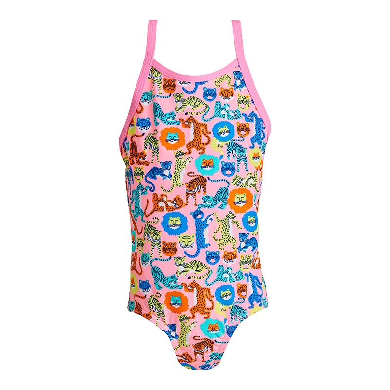 Funkita - Feline Fiesta - Toddler Girls Printed One Piece 4 Funkita - Feline Fiesta - Toddler Girls Printed One Piece - Image 2