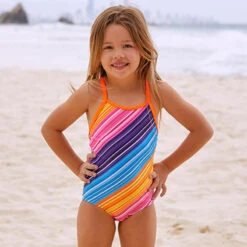 Funkita - Fine Lines - Toddlers Girls One Piece -Funkita Swimsuit Discount Store funkita fine lines toddlers girls one piece 5