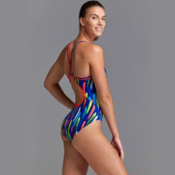 Funkita - Fire Cracker - Ladies Diamond Back One Piece -Funkita Swimsuit Discount Store funkita fire cracker ladies diamond back one piece 4