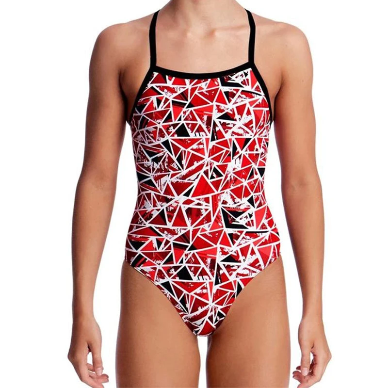 Funkita - Fire Light - Girls Single Strap One Piece 3 Funkita - Fire Light - Girls Single Strap One Piece