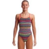 Funkita - Fire Tribe - Girls Diamond Back One Piece -Funkita Swimsuit Discount Store funkita fire tribe girls diamond back one piece 0