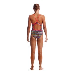 Funkita - Fire Tribe - Girls Diamond Back One Piece -Funkita Swimsuit Discount Store funkita fire tribe girls diamond back one piece 2