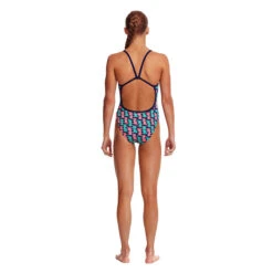 Funkita - Fish Taco - Girls Single Strap One Piece -Funkita Swimsuit Discount Store funkita fish taco girls single strap one piece 3