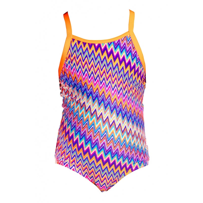 Funkita - Fizz Bomb - Toddlers Girls Printed One Piece 4 Funkita - Fizz Bomb - Toddlers Girls Printed One Piece - Image 2