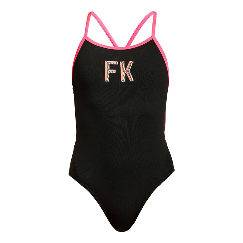 Funkita - FK Pink - Girls Twisted One Piece 4 Funkita - FK Pink - Girls Twisted One Piece - Image 2