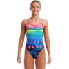 Funkita - Flamingo Flood - Girls Single Strap One Piece -Funkita Swimsuit Discount Store funkita flamingo flood girls single strap one piece 0