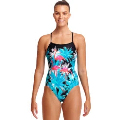 Funkita - Flamingo Night - Ladies Single Strap One Piece