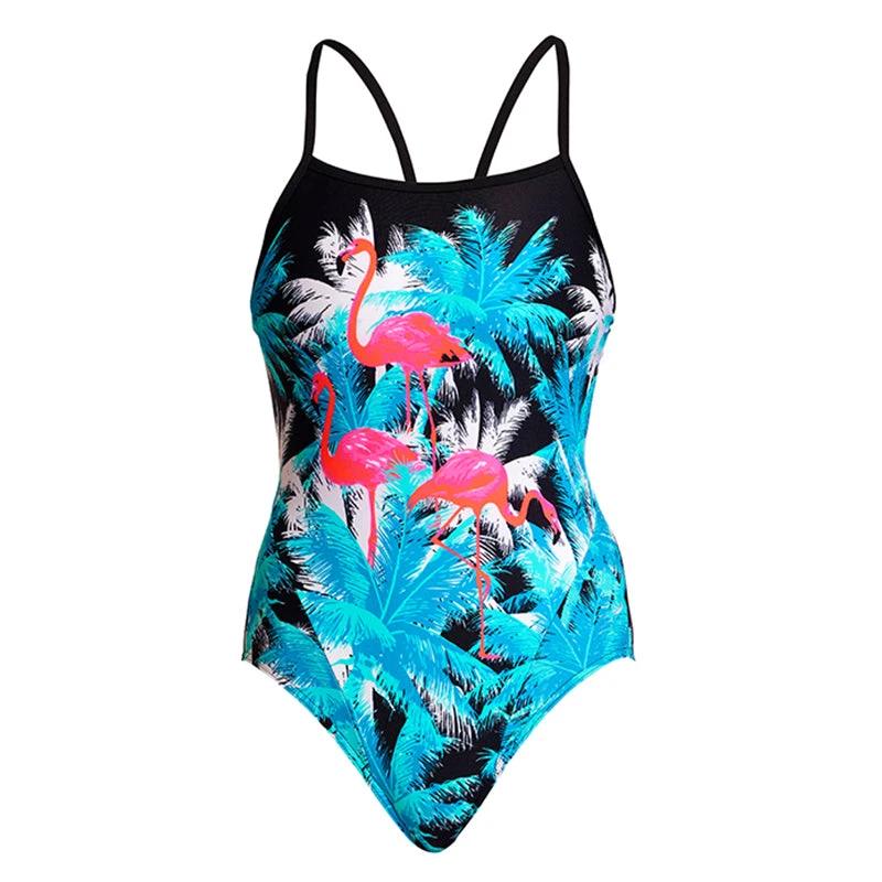 Funkita - Flamingo Night - Ladies Single Strap One Piece 4 Funkita - Flamingo Night - Ladies Single Strap One Piece - Image 2