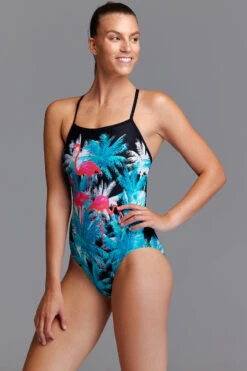 Funkita - Flamingo Night - Ladies Single Strap One Piece 13 Funkita - Flamingo Night - Ladies Single Strap One Piece -Funkita Swimsuit Discount Store funkita flamingo night ladies single strap one piece 5