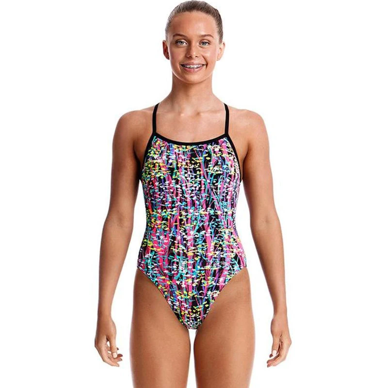 Funkita - Flickering Forest - Girls Single Strap One Piece 3 Funkita - Flickering Forest - Girls Single Strap One Piece
