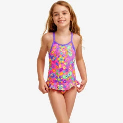 Funkita - Flower Bed - Toddler Girls Belted Frill One Piece 9 Funkita - Flower Bed - Toddler Girls Belted Frill One Piece -Funkita Swimsuit Discount Store funkita flower bed toddler girls belted frill one piece 4