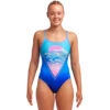Funkita - Flying Flipper - Ladies Diamond Back One Piece -Funkita Swimsuit Discount Store funkita flying flipper ladies diamond back one piece 1