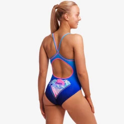 Funkita - Flying Flipper - Ladies Diamond Back One Piece -Funkita Swimsuit Discount Store funkita flying flipper ladies diamond back one piece 4