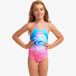 Funkita - Flying Flipper - Toddler Girls Printed One Piece -Funkita Swimsuit Discount Store funkita flying flipper toddler girls printed one piece 4