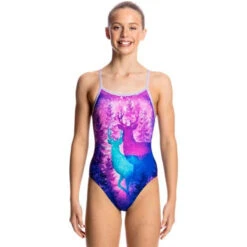 Funkita - Forest Fawn - Girls Single Strap One Piece