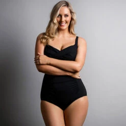 Funkita Form - Still Black - Ladies Ruched One Piece 11 Funkita Form - Still Black - Ladies Ruched One Piece -Funkita Swimsuit Discount Store funkita form ladies swimwear still black ruched one piece 5