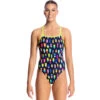 Funkita - Frosty Fruits - Ladies Tie Me Tight One Piece -Funkita Swimsuit Discount Store funkita frosty fruits tie me tight ladies swimsuit 1