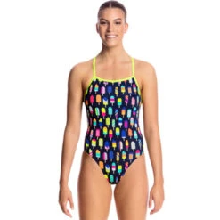 Funkita - Frosty Fruits - Ladies Tie Me Tight One Piece