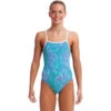 Funkita - Frozen Fire - Girls Tie Me Tight One Piece -Funkita Swimsuit Discount Store funkita frozen fire girls tie me tight one piece 0